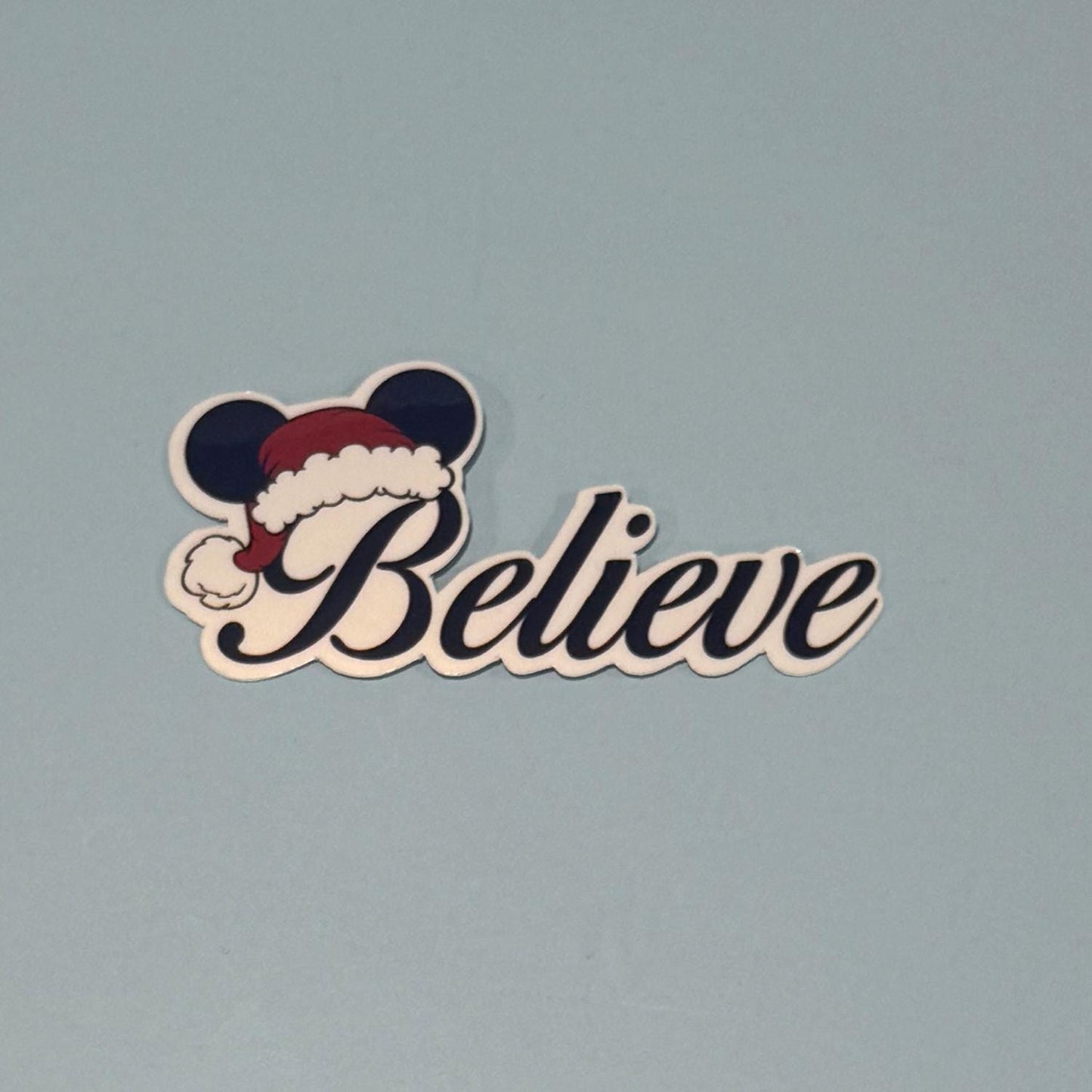 Believe – Disney Santa Hat Sticker