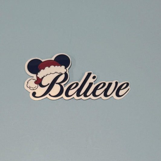 Believe – Disney Santa Hat Sticker