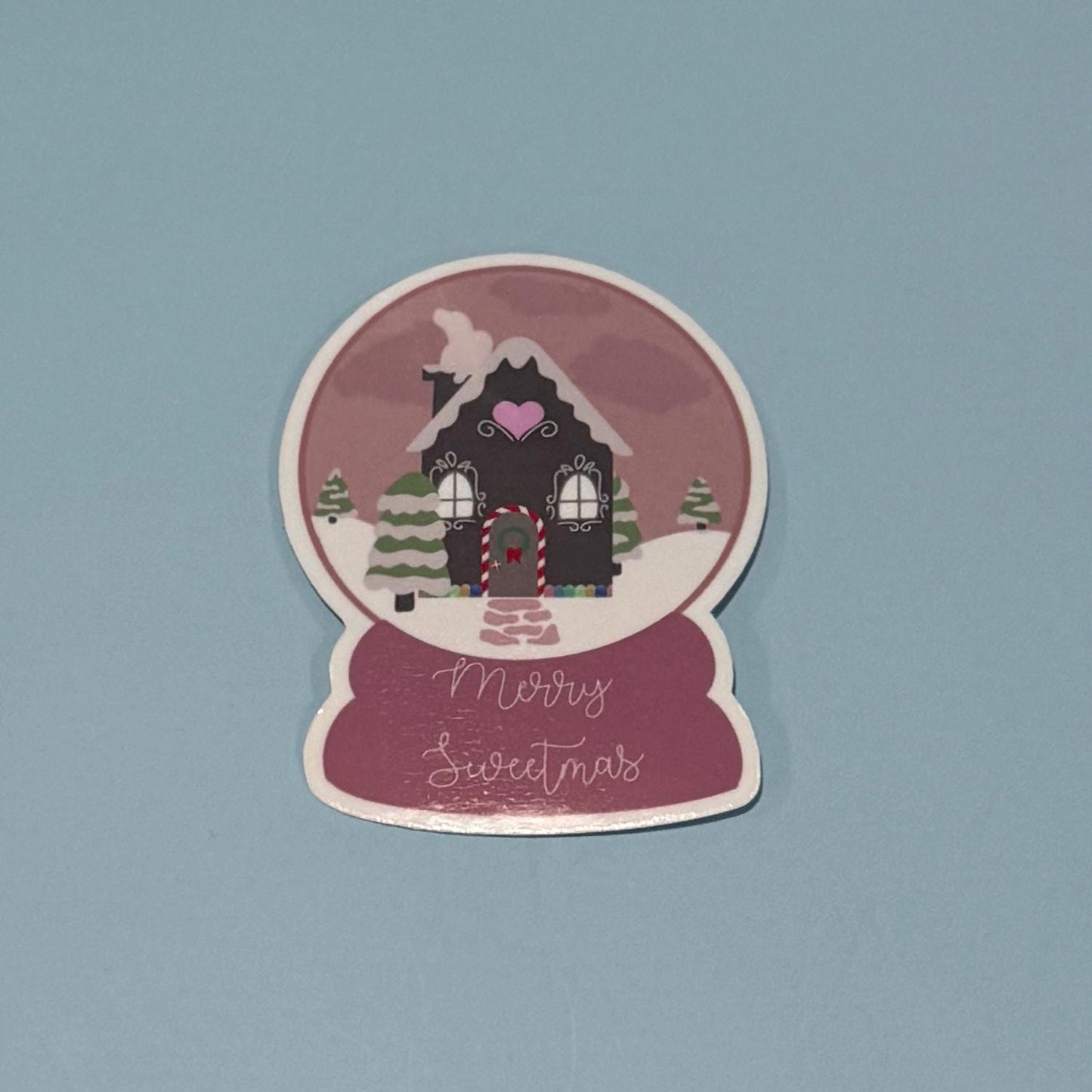 Merry and Bright – Blue themed Color Sticker