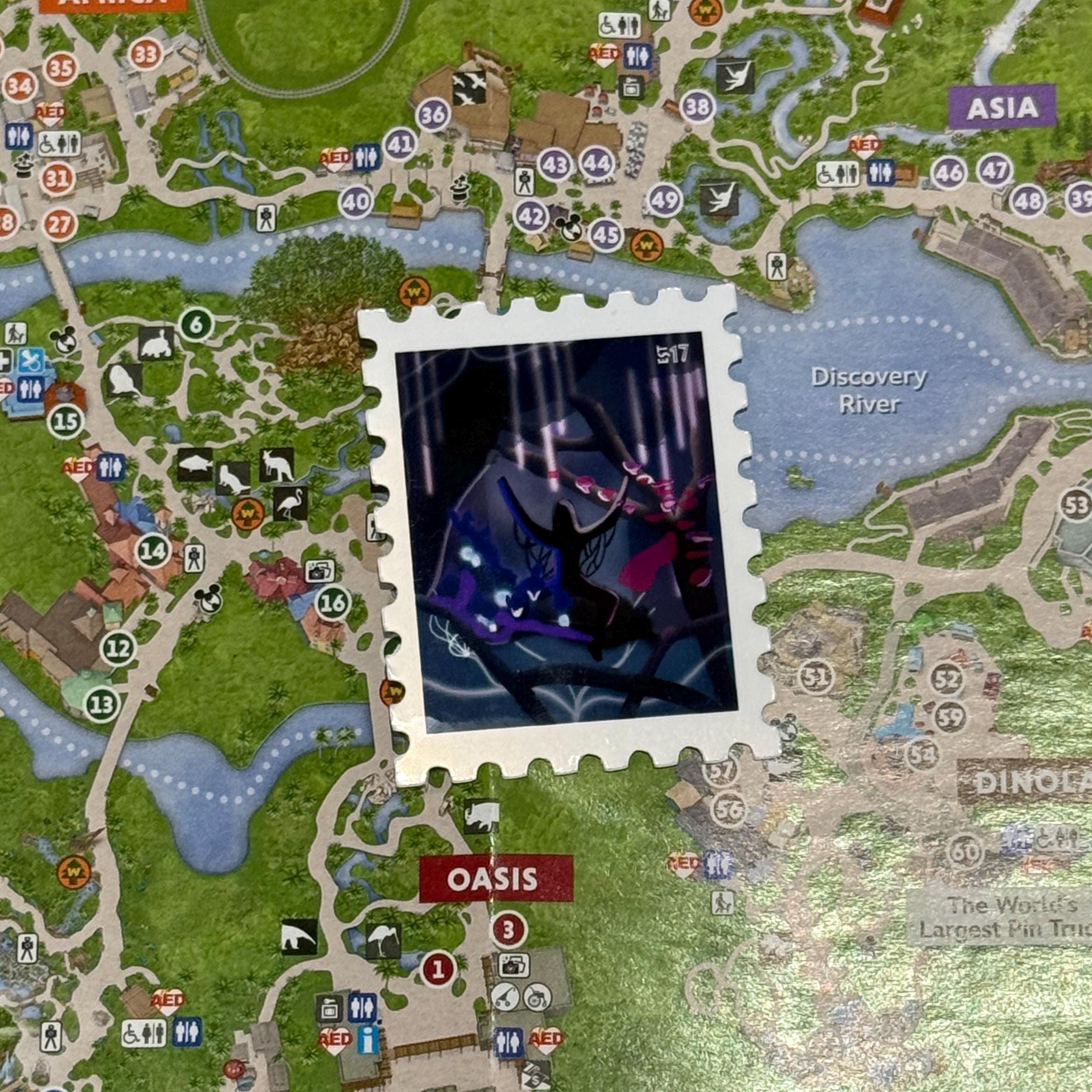 Disney Animal Kingdom Ride Attraction Stamp - Na'vi River Journey
