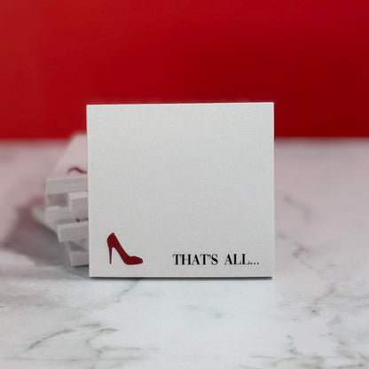 That's All - Devil Wears Prada Inspired - 3" x 3" Post-it Notepad
