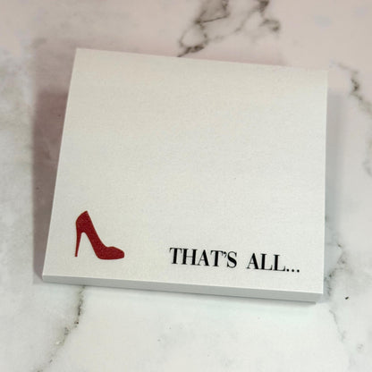 That's All - Devil Wears Prada Inspired - 3" x 3" Post-it Notepad