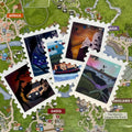 Disney Animal Kingdom Ride Attraction Stamp Bundle