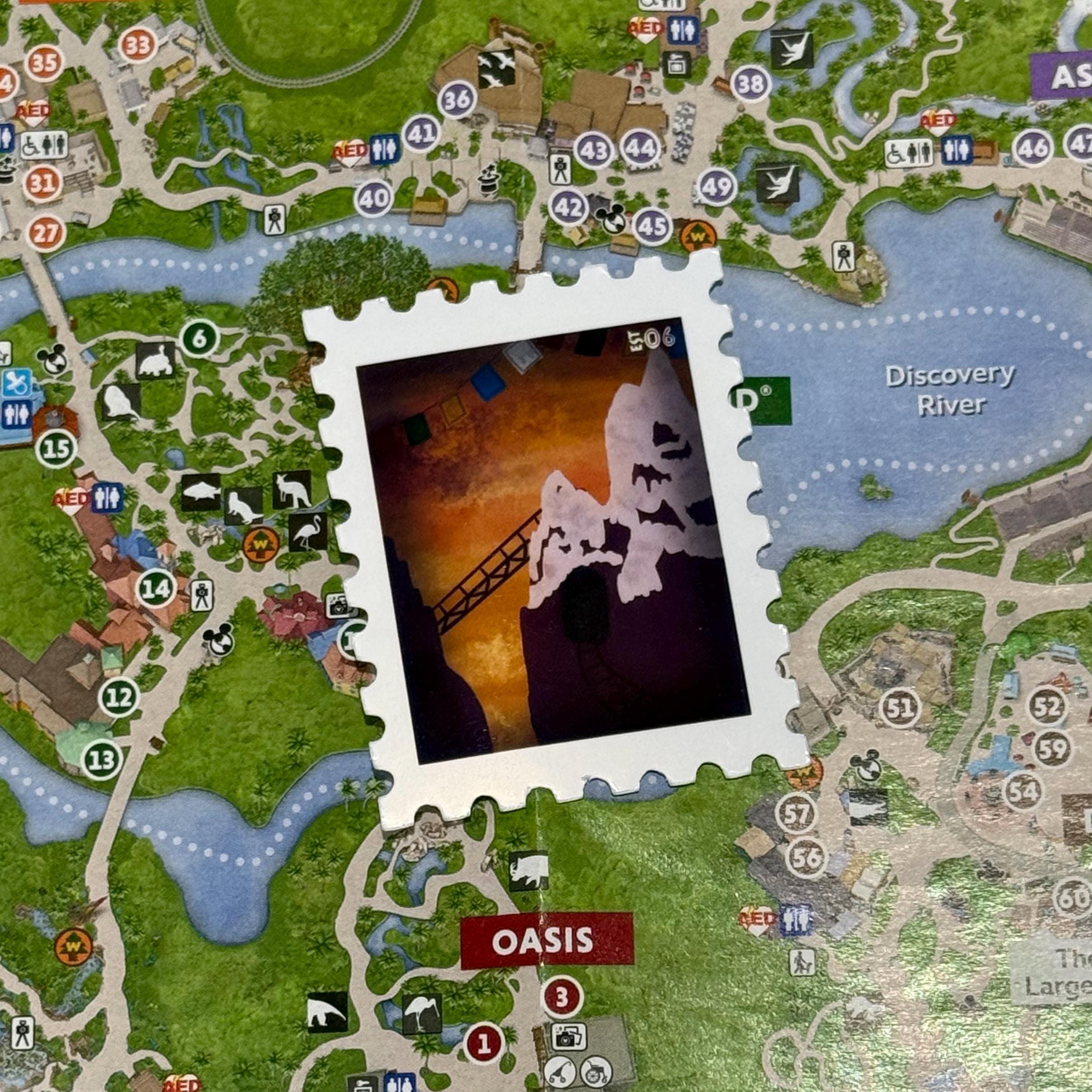Disney Animal Kingdom Ride Attraction Stamp - Expedition Everest