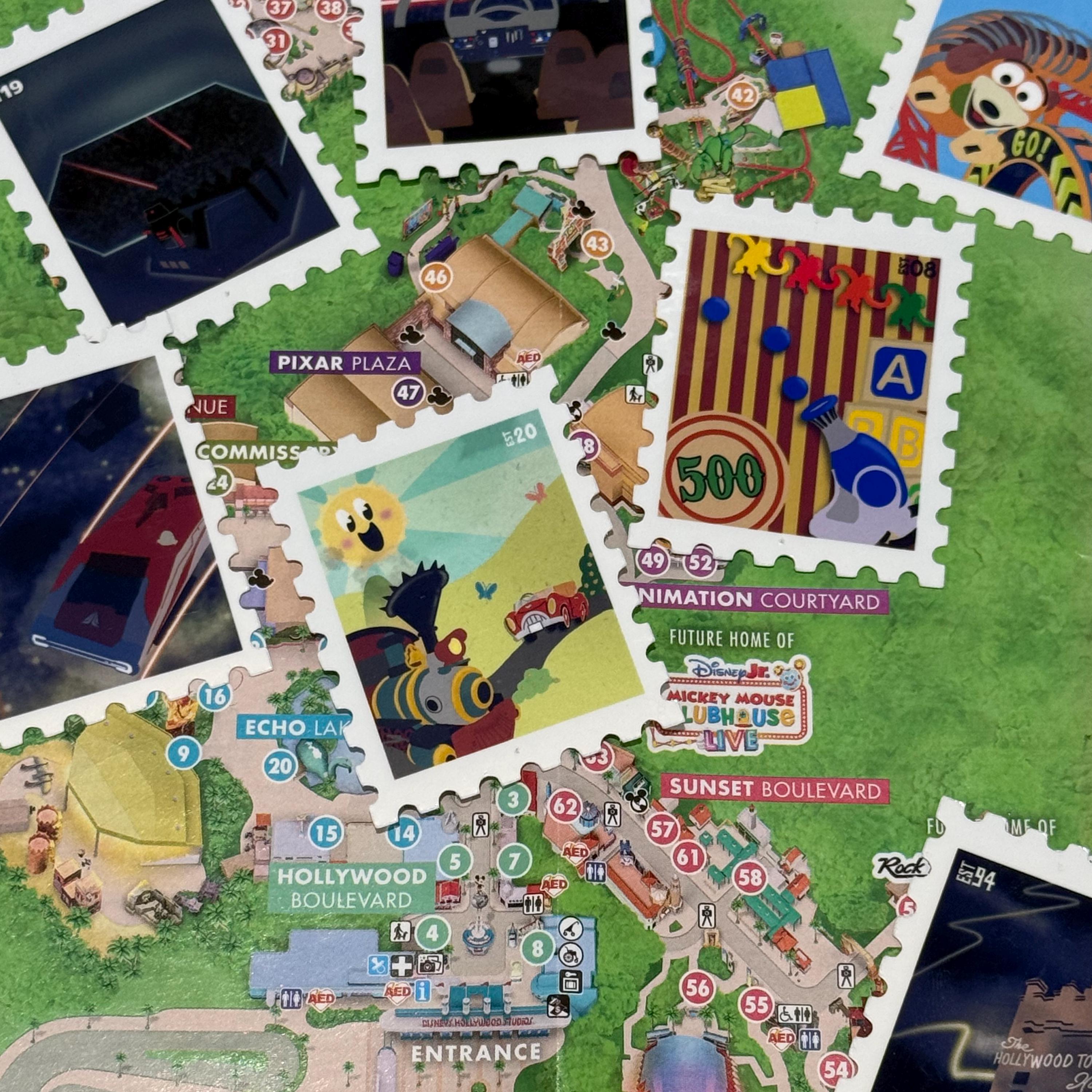 Disney Hollywood Studios Ride Stamps Bundle