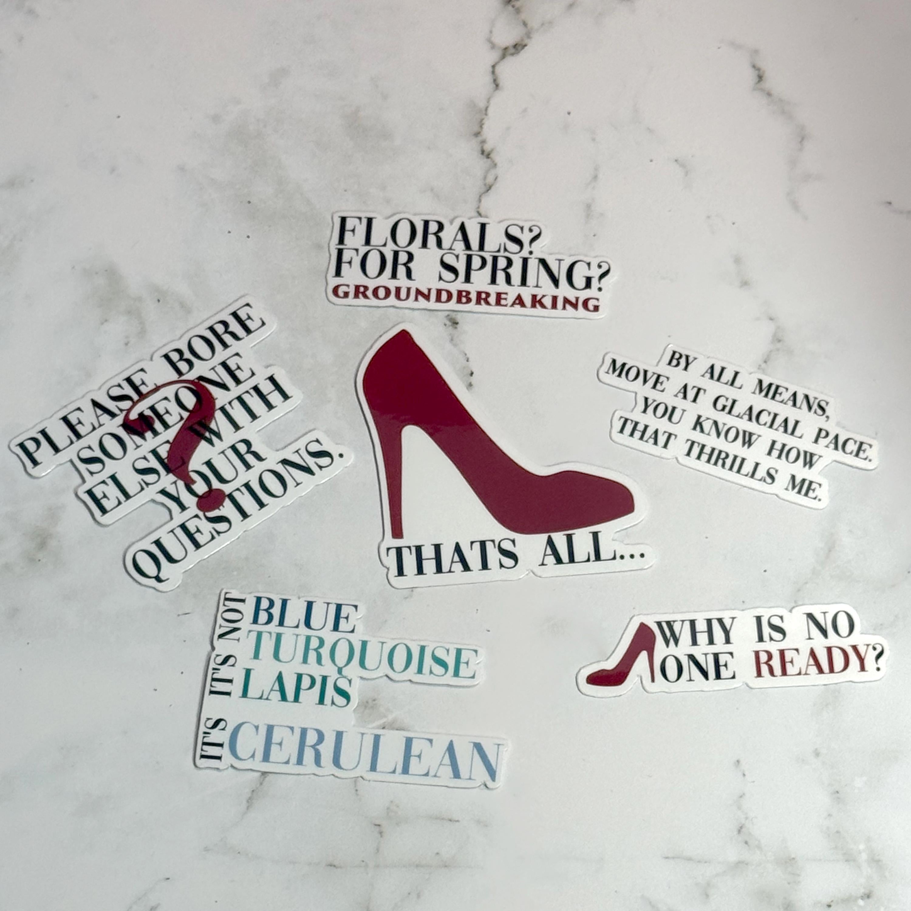 That's All - Devil Wears Prada Inspired Sticker bundle
