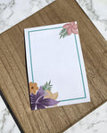 Tropical Floral 4x6" Notepad