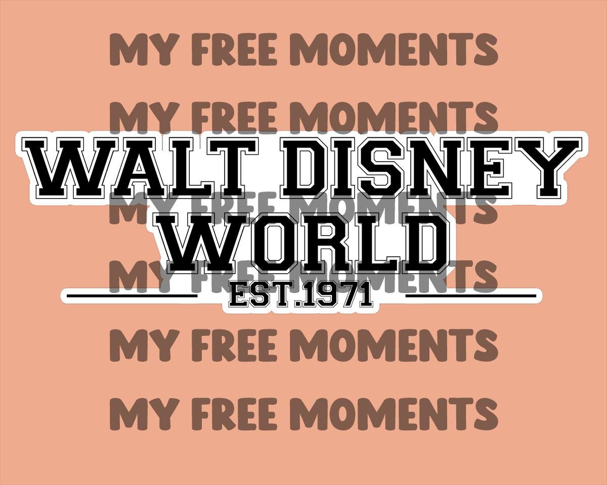 Disney Park Year Collection - WDW Sticker