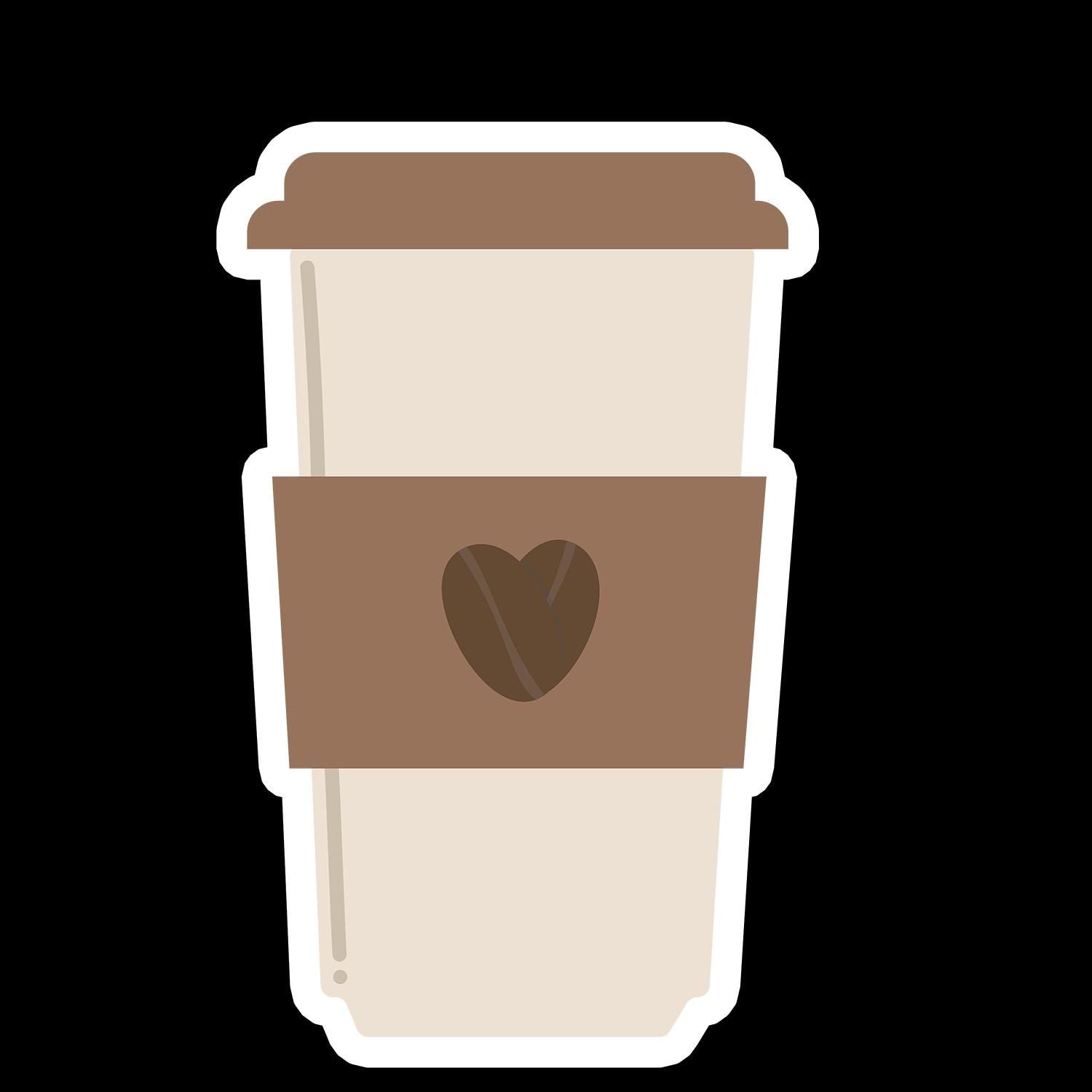 To-Go Coffee Cup - Waterproof Sticker