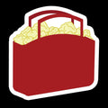 Purse Popcorn Bucket DWP - Waterproof Sticker