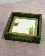Modern Sticky Note Holder - 3d Printed Catchall Tray