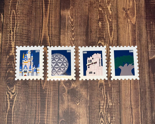 4 Parks Est Stamps - Walt Disney World Bundle