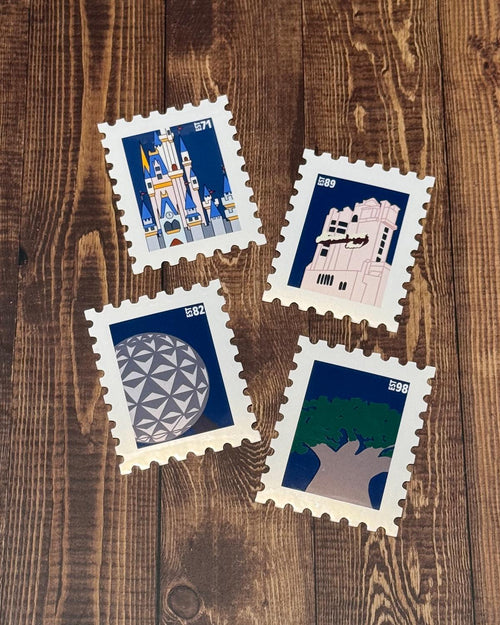 4 Parks Est Stamps - Walt Disney World Bundle