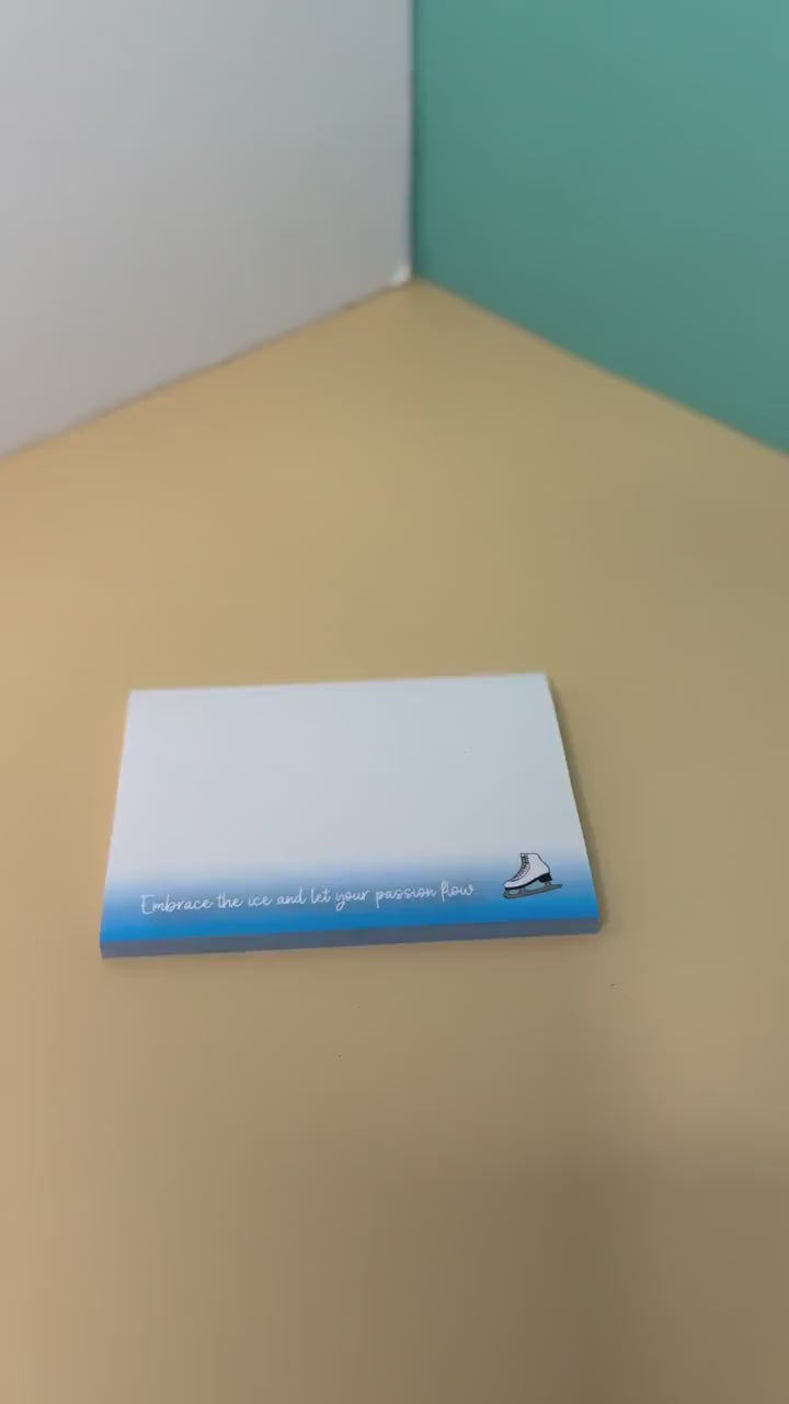 Embrace The Ice -  4”x3” Post Its | Figure Skater, Coach notes
