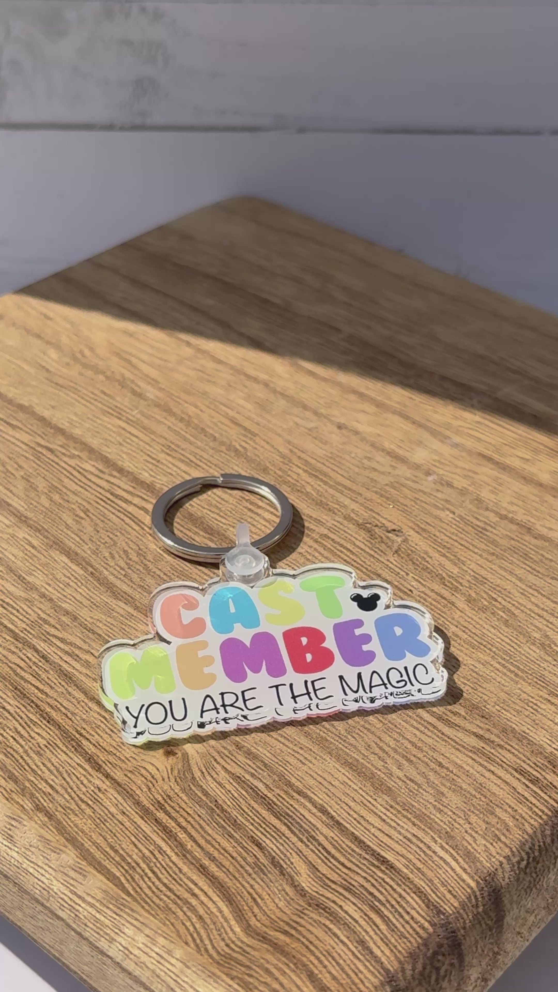 Cast Member You are the Magic Keychain | Cast Member Keychain | Disney |  Cast Member Appreciation
