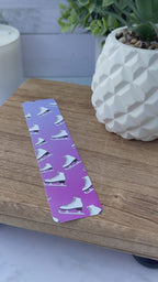 Figure Skater Double Sided Bookmark - 1.5" x7"