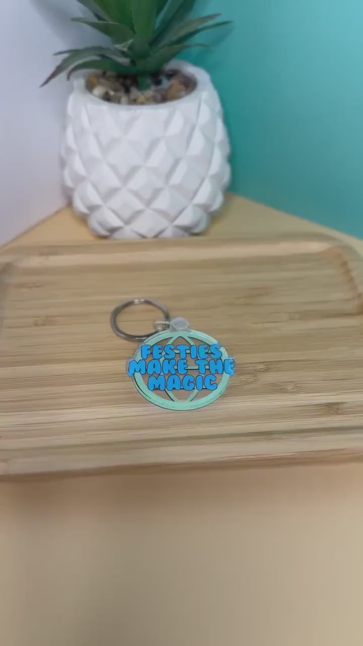 Festies Make The Magic Keychain | EPCOT | Festival Cast Member | EPCOT Festival