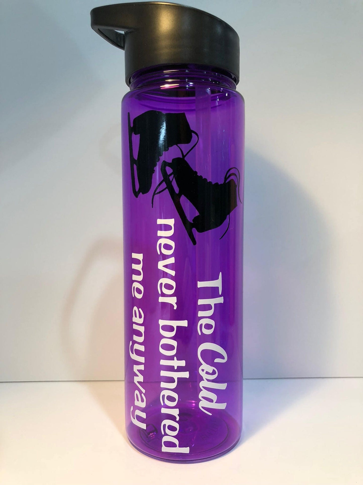 The Cold Never Bothered Me Anyway Water Bottle- Ice Skating Water bottle