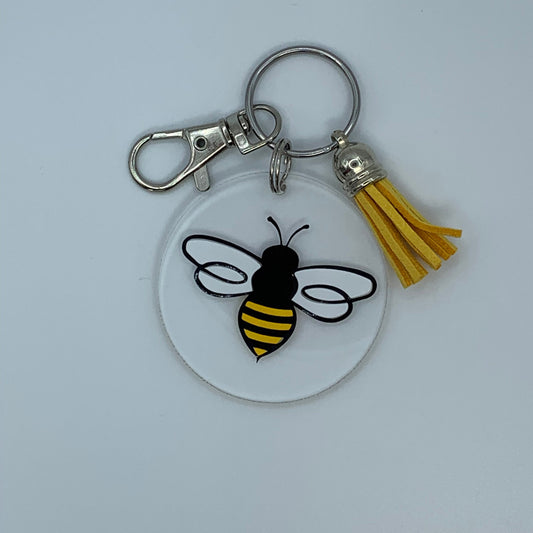 Bee Keychain - Bee Collection | Acrylic Keychain  | Bee Gift