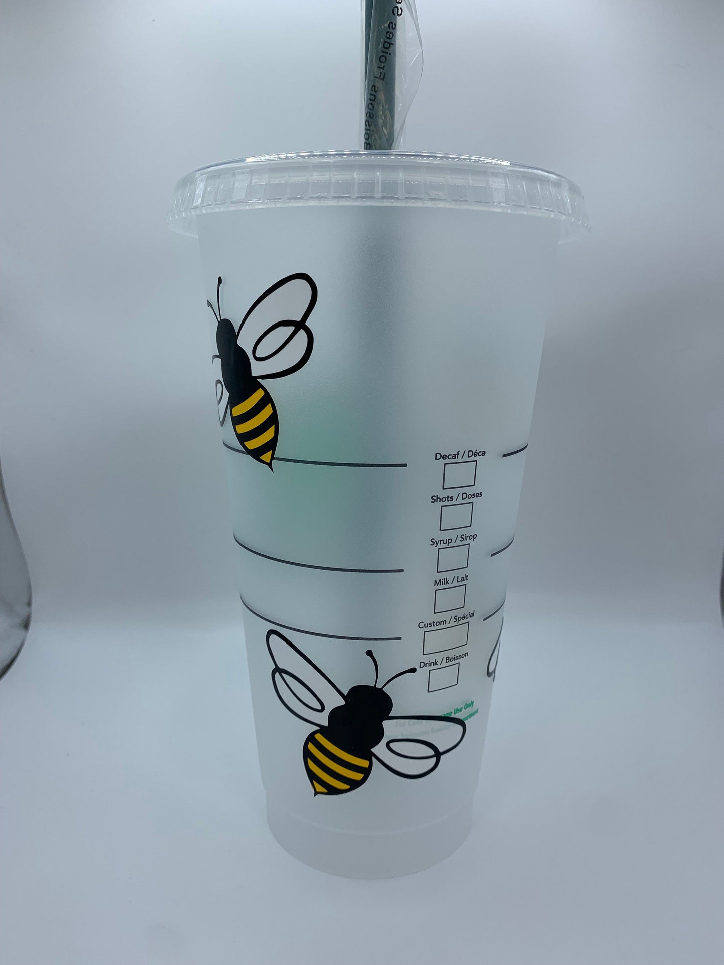 Bee Motivational Starbucks Tumbler - Bee Collection