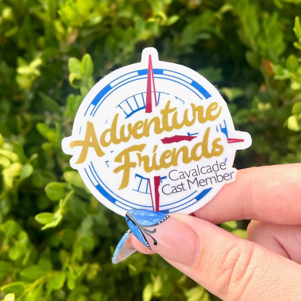 Adventure Friends Cavalcade Sticker | Cast Member Sticker | Disney Parade