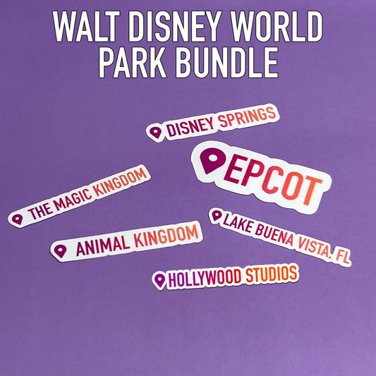 Where I've Been - Walt Disney World Bundle | Waterproof Sticker Bundle