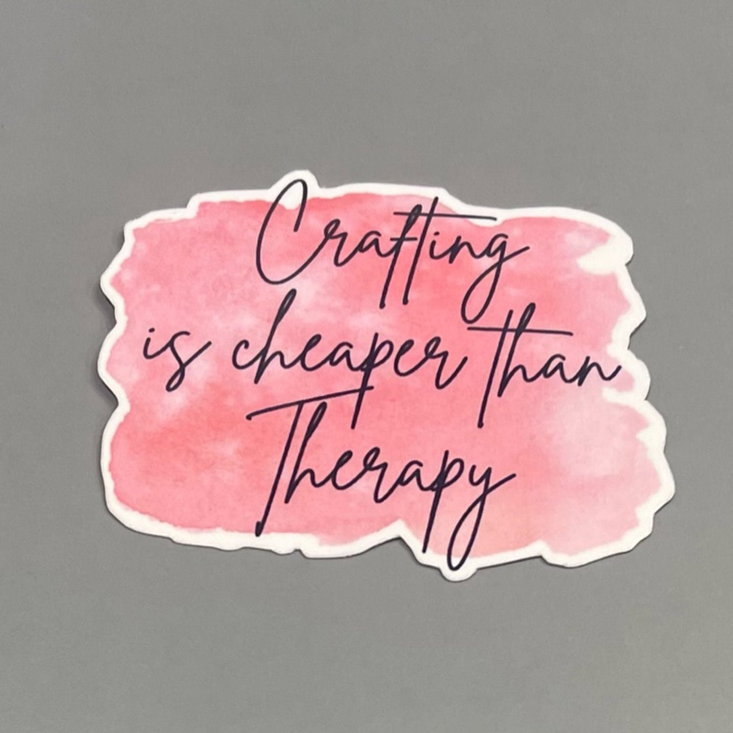 Crafting Quote Waterproof Sticker Individual