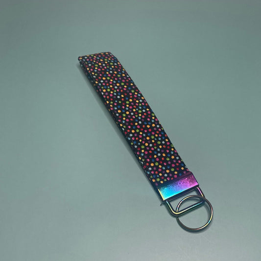 Mini Polka Dot Keyfob - wrist keyfob