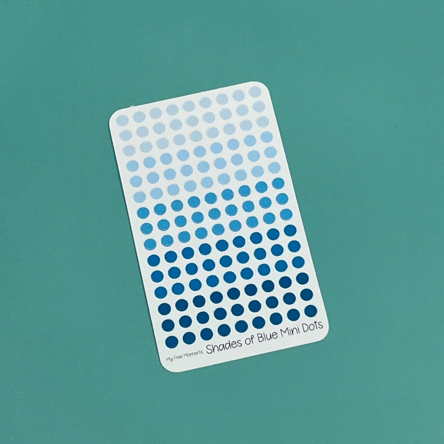Mini 1/8" Dot Planner Sticker Sheet - 6 Pack Bundle