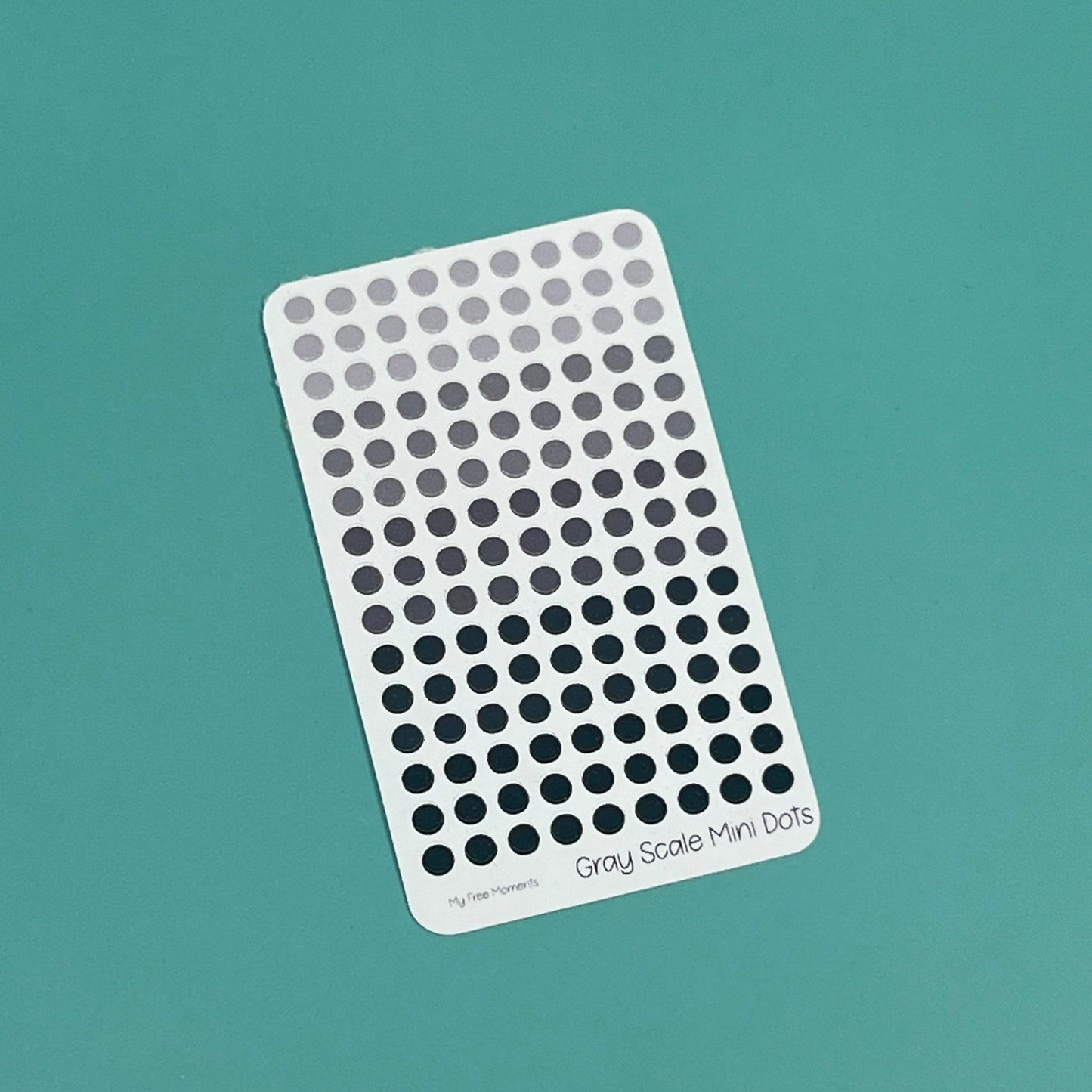 Mini 1/8" Dot Planner Sticker Sheet - Individual